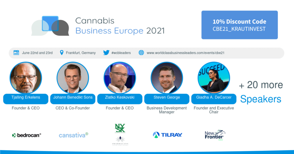 CBE21: Hybrid-Plattform-Event für Entscheider der Europäischen Cannabisindustrie