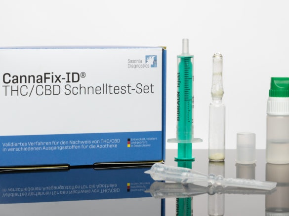 Materia vertreibt neues CBD-/THC-Testkit von Saxonia Diagnostics