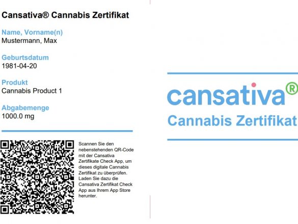 Cansativa startet Testphase: QR-Code als Nachweis für Cannabis-Patienten