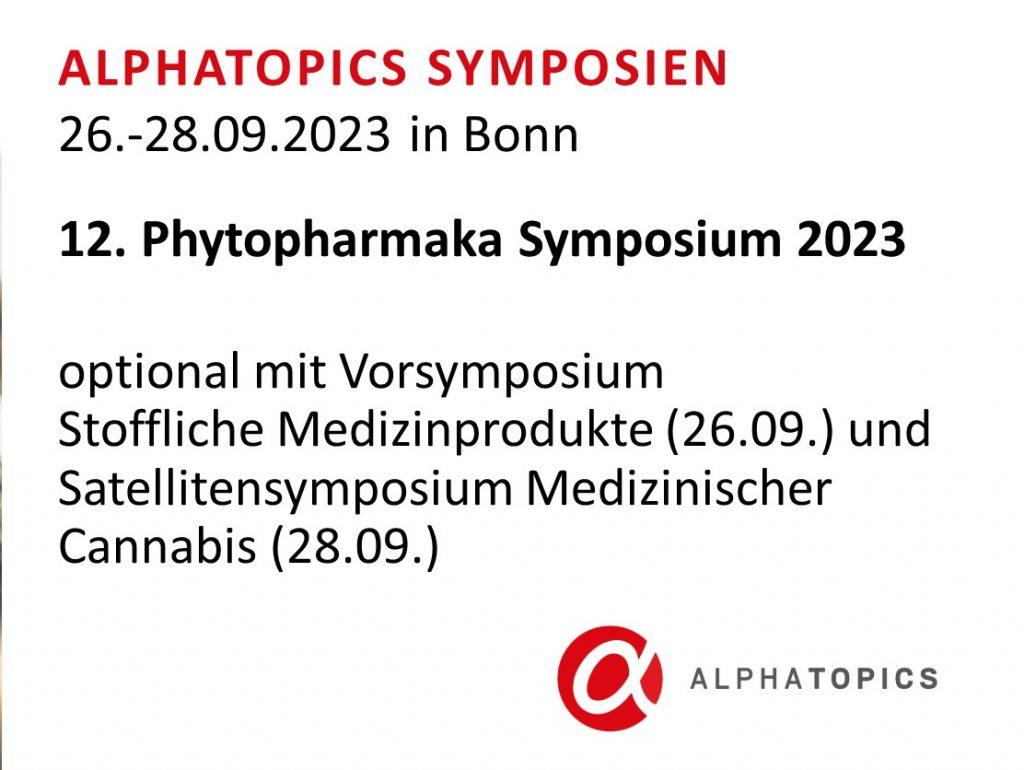 12. Phytopharmaka Symposium